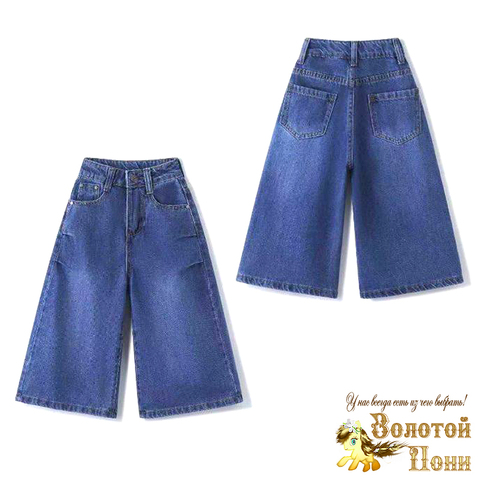 Капри джинсовые д (4-9) 260419-CA635