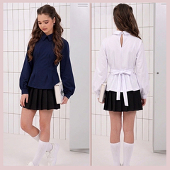 Блуза хлопок д (9-13) 260524-SH9009