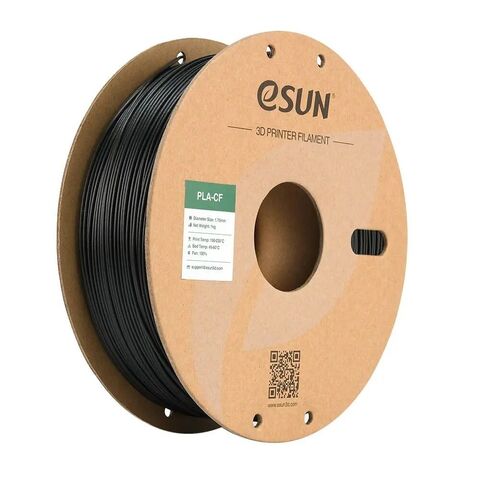 Пластик для 3D-печати eSUN PLA-CF, 1.75 мм, 1 кг, чёрный, PLA-CF175B1Y1