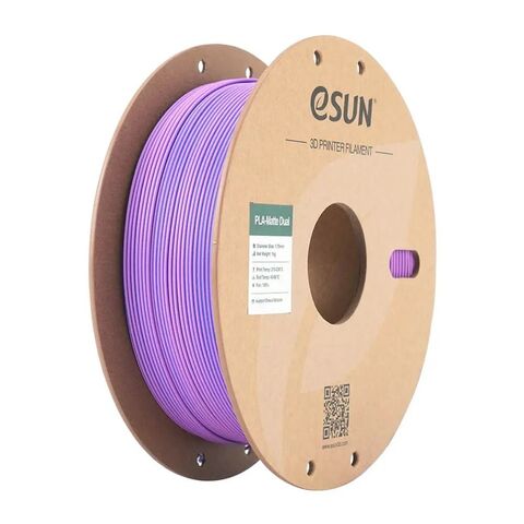 Пластик для 3D-печати eSUN PLA-Matte Dual, 1,75 мм, 1 кг, фиолетовый/синий, PLA-MTD175B-UZ1P1