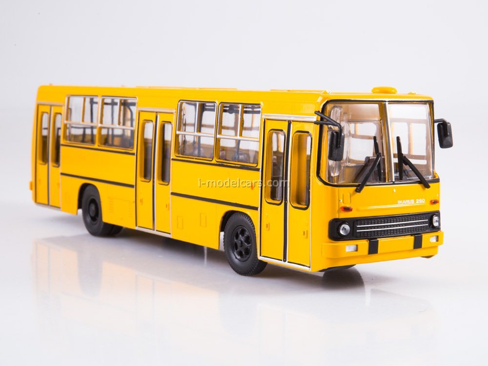 1:43 união soviética lenda ônibus Ikarus-260.06 modelo fundido escala metal  original brinquedo veículo para a coleção solo brilhante mdsb025