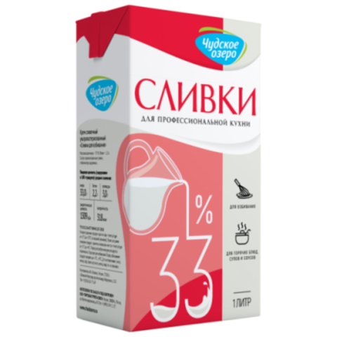 Сливки 33% 