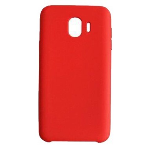 Силиконовый чехол Silicone Cover для Samsung Galaxy J2 Pro 2018 (Красный)