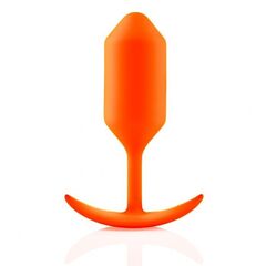 Оранжевая пробка для ношения B-vibe Snug Plug 3 - 12,7 см. - 