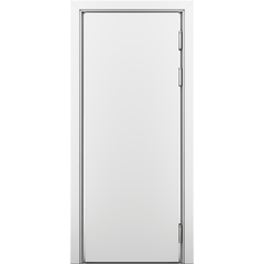 Купить Межкомнатная маятниковая влагостойкая дверь белая глухая