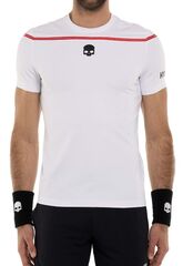 Теннисная футболка Hydrogen Tennis Zig Zag Tape T-Shirt - white/red