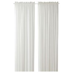 Комплект штор IKEA MUNKBOMAL (МУНКБОМАЛ), Белый, 145x250 см, 2 шт