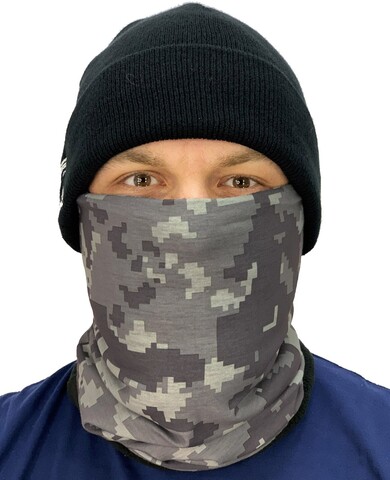 Картинка шарф-труба Skully Wear Tube fleece camo S131 - 1