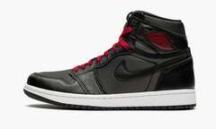 Air Jordan 1 High Retro "Black Satin / Gym Red"