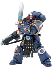 Фигурка Warhammer 40000  Ultramarines Intercessor Veteran Sergeant Brother Aeontas 1:18