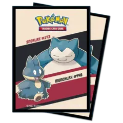 Ultra Pro Standard Deck Protectors - Snorlax & Munchlax (65 Sleeves)