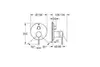 GROHE Essence 24169BE1 Внешняя часть смесителя для ванны скрытого монтажа на 3 потребителя, круглая, никель глянец