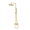 Boheme 128-MG.4 Стойка для душа STICK MATT GOLD SPIRALE