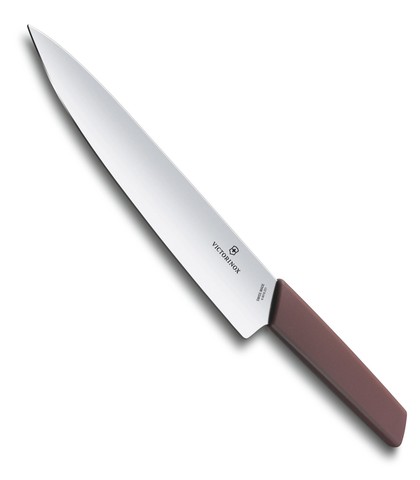 Разделочный кухонный нож Victorinox Swiss Modern Carving Knife (6.9016.221B) длина лезвия 22 см-Wenger-Victorinox.Ru