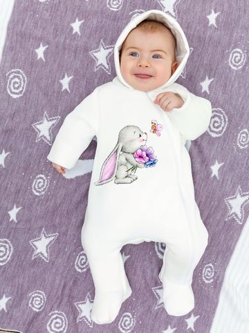 Комбинезон (термобелье) с принтом "Зайка"