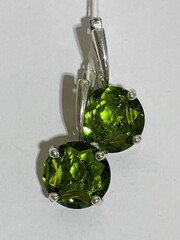 Корона (серьги из серебра)