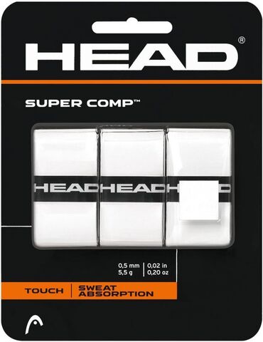 Намотки теннисные Head Super Comp white 3P