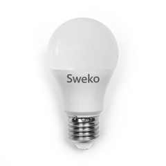 Лампа светодиодная стандартной формы Sweko 42LED-A60-10W-230-4000K-E27-P (Холодный свет)