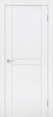 Дверь PST-4 / Цвет белый бархат / белоснежный лакобель / Двери PROFILO PORTE