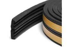 Уплотнитель E-150 черный 9х4мм KIM TEC 2х75м