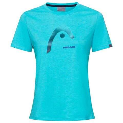 Женская теннисная футболка Head Club Lara T-Shirt - aqua