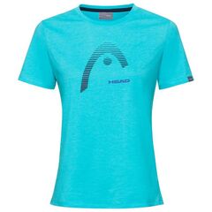 Женская теннисная футболка Head Club Lara T-Shirt - aqua