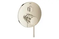 GROHE Essence 24169BE1 Внешняя часть смесителя для ванны скрытого монтажа на 3 потребителя, круглая, никель глянец фото