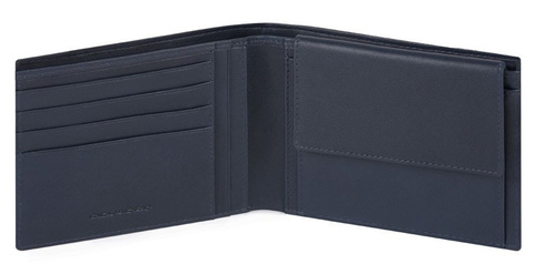 Кошелек мужской Piquadro Tokyo, синий, кожа натуральная (PU257S107/BLU)