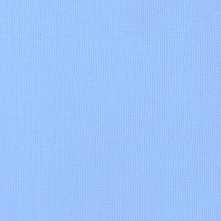Текстурированный кардсток 30х30 American Crafts Textured Cardstock - Цвет Sky
