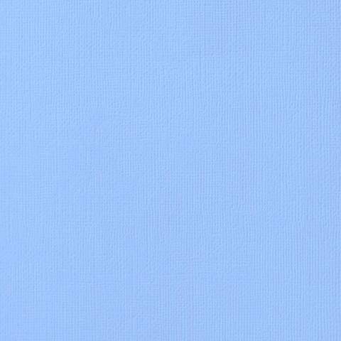 Текстурированный кардсток 30х30 American Crafts Textured Cardstock - Цвет Sky