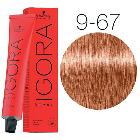 Schwarzkopf Igora Royal New 9-67 (Блондин шоколадный медный) - Краска для волос