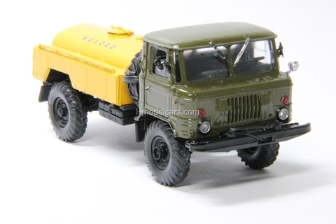 GAZ-66 tanker Milk khaki-yellow Agat Mossar Tantal 1:43