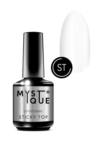 Mystique Финишное покрытие с липким слоем «Sticky Top» 15 мл