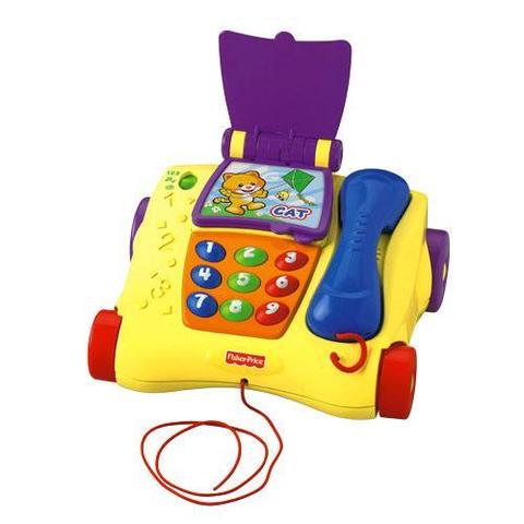 Fisher Price Обучающий телефон (буквы, цифры), рус/англ. (T5258)