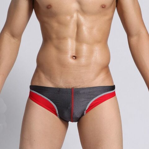 Мужские плавки брифы серые Seobean Seaside Gray Brief