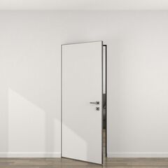 Купить Скрытая дверь Invisible Al Black с внешним открыванием Regi Doors
