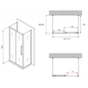 Abber Schwarzer Diamant AG30170H-S60-S60 Душевой уголок, 170x60x195