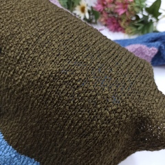 Фактурный хлопок с шелком Coset 03 Мох