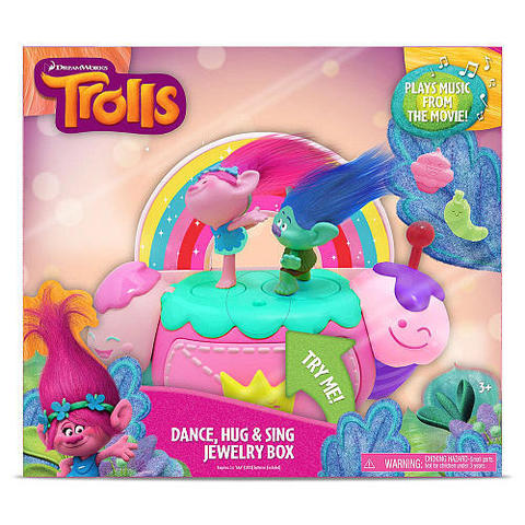 Тролли Музыкальная шкатулка — Trolls Dance Hug and Sing Jewelry