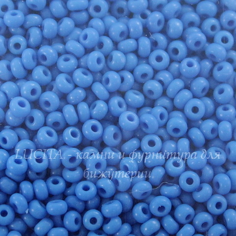 63080 Бисер 8/0 Preciosa Керамика сине-голубой