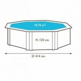 Сборный деревянный бассейн BWT Tropic Octo 505