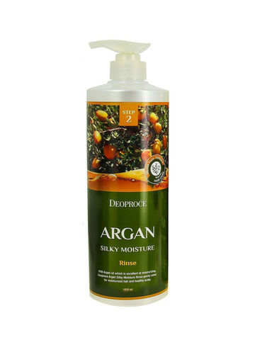 Deoproce Hair Rinse-Argan Silky Moisture Бальзам для волос с аргановым маслом