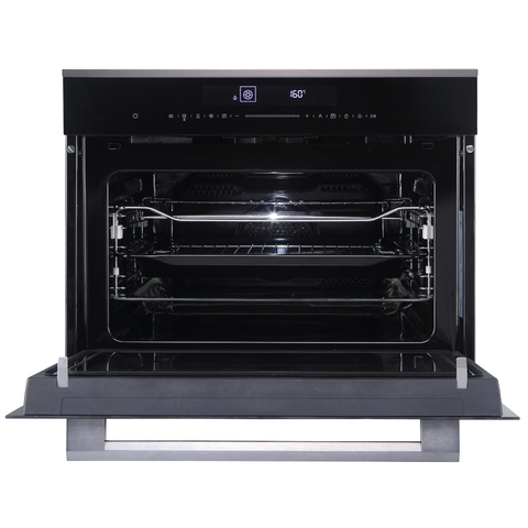 Электрический встраиваемый духовой шкаф Korting  с функцией СВЧ OKB 3250 GNBX MW