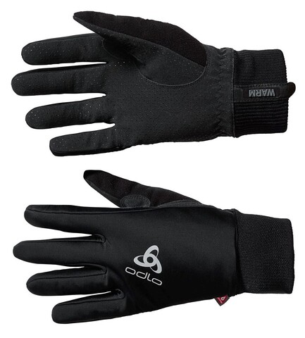 Картинка перчатки лыжные Odlo Finnfjord Warm black - 2