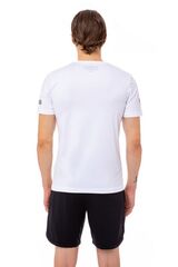 Футболка теннисная Hydrogen Tech Optical Tee Man - white/black