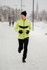 Утеплённый лыжный костюм Nordski Base Lime-Black с высокой спинкой мужской