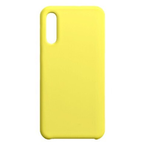 Силиконовый чехол Silicone Cover для Samsung Galaxy A50 / A50s / A30s (Желтый)