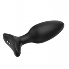 Анальная вибропробка Hush 2 второго поколения с управлением на расстоянии от Lovense (M: 44*135 мм.)