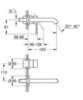 GROHE 29192KF1 Essence Смеситель для раковины на два отверстия размер M, фантомный чёрный