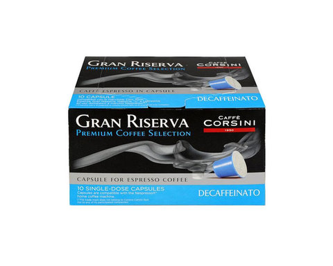 Кофе в капсулах Caffe Corsini Gran Riserva Decaffeinato